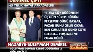 65 yıllık hayat: Süleyman-Nazmiye Demirel