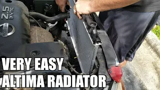 How to Remove Replace Radiator on a Nissan Altima 2002-2006