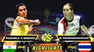 Badminton Pusarla V Sindhu vs Busanan Ongbamrungphan Women's Singles Swiss