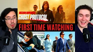 REACTING to *Mission Impossible 4: Ghost Protocol* IT'S AMAZING! (First Time Watching) Action Movies