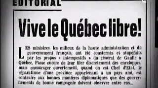 De Gaulle au Québec en juillet 1967 -     "Vive le Québec Libre! "