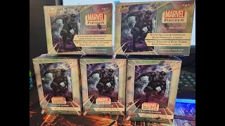 Marvel Platinum - 5 Blaster Boxes - How does it compare to hobby box?