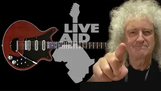 Queen LIVE AID guitar backing track full concert