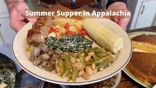 A Traditional Appalachian Summer Time Supper & How To Make Creamed Spinach