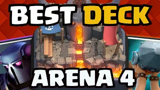 *NEW* #1 BEST DECK FOR ARENA 4 (PEKKA'S PLAYHOUSE) IN CLASH ROYALE!