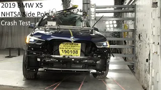 2019-2024 BMW X5 (G05 - xDrive40i) NHTSA Side Pole Crash Test