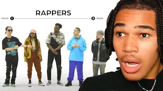 These Rappers Tried Ranking Themselves By Talent..