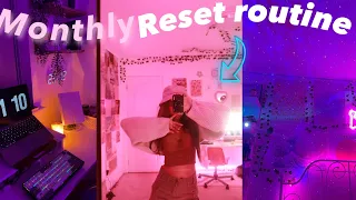 monthly reset routine | summer try on haul, self care, unwinding 🧖🏽‍♀️🫧🌺