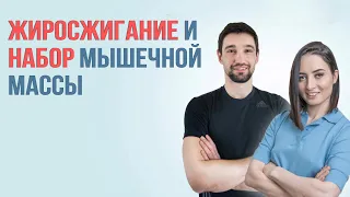 Всё про жиросжигание и набор мышечной массы | Как тренироваться и питаться ПРАВИЛЬНО?