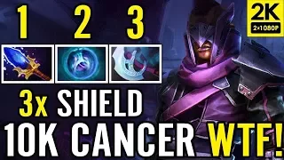 3x Shield 10K MMR Cancer Build AM Carry by ABED Dota 2