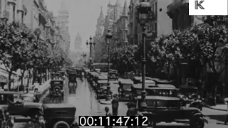 1920s, 1930s Buenos Aires, Argentina, Street Scenes