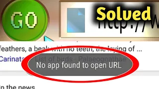 Fix Google No App Found to Open URL Problem Solved