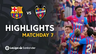 Highlights FC Barcelona vs Levante UD (3-0)