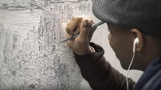 My name is Stephen Wiltshire and I am an artist | Empire State Building | New York Panorama Drawing