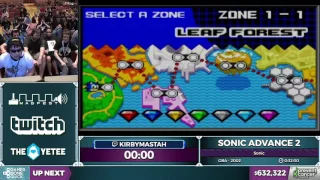 Sonic Advance 2 by kirbymastah in 27:53 - AGDQ 2017 - Part 121