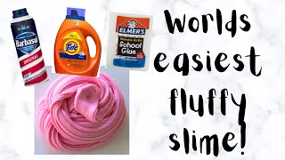 How to make 3 ingredient fluffy slime!