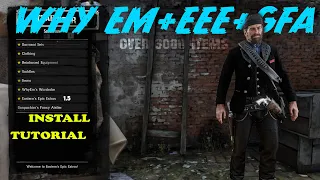 HOW TO INSTALL WHY EM DLC & EEE 1.5 + GFA BONUS CLOTHES  | RED DEAD REDEMPTION 2 TUTORIAL