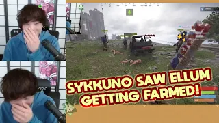 Farmed! Sykkuno saw Ellum being a menace and GETTING BOPPED multiple times!