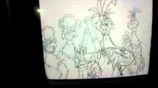 Foxbusters animated sketch found on a Amiga computer