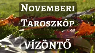 VÍZÖNTŐ Taroszkóp 2017 NOVEMBER