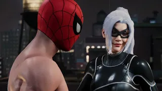 All Black Cat Scenes as Spider-Man Undies - Marvel's Spider-Man -