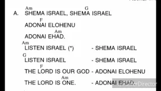 SHEMA ISRAEL song of the Neocatechumenal way