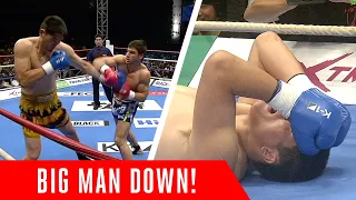 BIG MAN DOWN! Ruslan Karaev slays a giant in 15-SECONDS