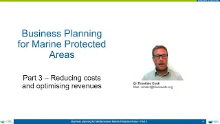 Business Planning for MPAs - 3 Optimise Costs and Revenues