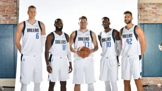 Luka Doncic & Kristaps Porzingis Looking Good at the 2021-22 Open Scrimmage | Mavs Team Highlights