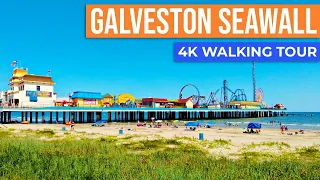 Galveston Seawall - Conference Center to Grand Galvez Hotel! Walk with me in Galveston, Texas!