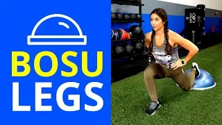 LOWER BODY 5 Minute BOSU Ball Leg Workout / STRONG LEGS