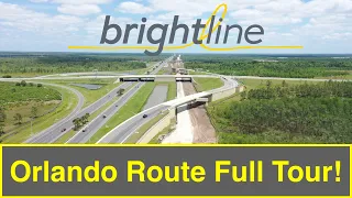 Brightline Orlando Extension Full Route Construction Update May 2021!