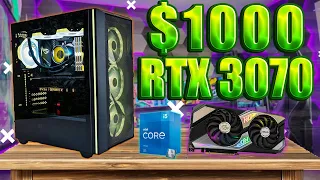 BEST $1000 Budget Gaming PC Build 2022 ✔ | I5 12400F + RTX 3070 (June)
