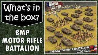 Team Yankee BMP Motor Rifle Battalion Warsaw Pact Starter Army - unboxing and review.