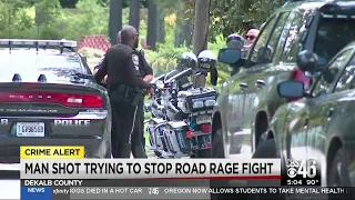 Man shot during road rage incident