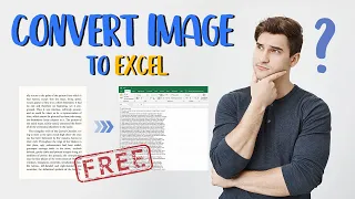 Single image OCR to Excel