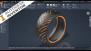 Autodesk inventor Tire (Video Tutorial)