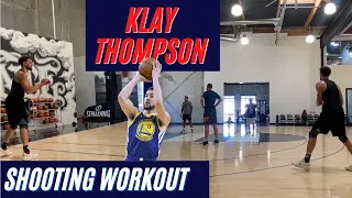 Klay Thompson Shooting Workout in Los Angeles