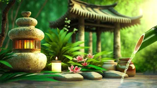 Bamboo Fountain Sound - Heart Healing Music, Relax with Vascular Therapy - Music Keep the Mind Calm