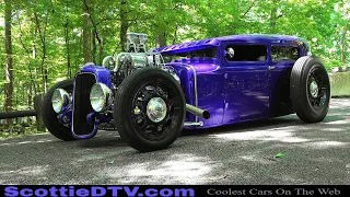 1930 Ford Model A Hot Rod Ricky Bobby  "Canadian Eh"  ScottieDTV You Can't Cancel Cool Tour 2020