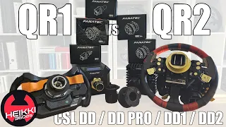 ¿Merece la pena pasar del QR1 al QR2? Fanatec CSL DD / DD Pro / DD1 / DD2