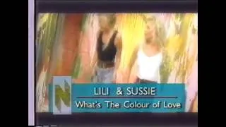 Lili & Susie - What's The Colour of Love (video)  & Ønskeintervju ,TV3 Nightflight 1990