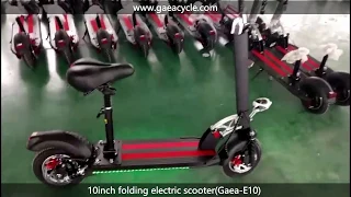 GaeaCycle E10 Folding Electric Scooter