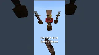 Minecraft: Pillager Don't Hurt Baby Villager 😍 🥹 #shorts #minecraft #minecraftshorts #pillager