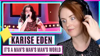 Vocal Coach reacts to Karise Eden sings ‘It's a Man's Man's Man's World’ by James Brown