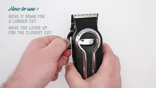 How to Use the Taper Lever on Hair Clippers | Wahl