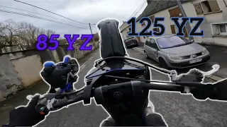 UN 125 YZ ET UN 85 YZ TRAVERSE LA VILLE, ÇA FAIT DU BRUIT ! 🔊