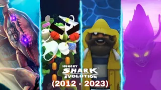 ALL HUNGRY SHARK EVOLUTION BOSS TRAILER AND GAMEPLAY THROUGH THE YEARS (2012-2023)
