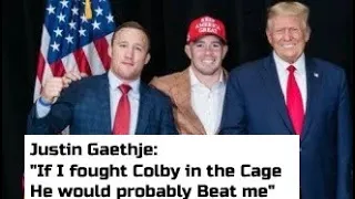 Justin Gaethje admits Colby Covington would beat him and weighs in on Jorge Masvidal’s Sucker Punch.