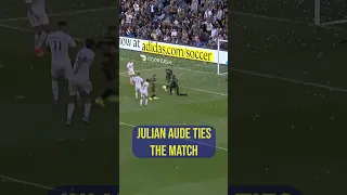 LA Galaxy's Julian Aude ties the match #LAGalaxy #Soccer #mls
